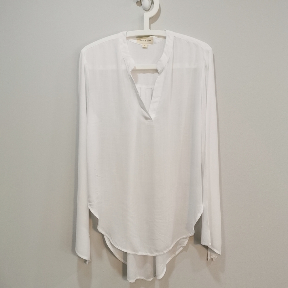 Anthropologie Cloth & Stone split sleeve Blouse